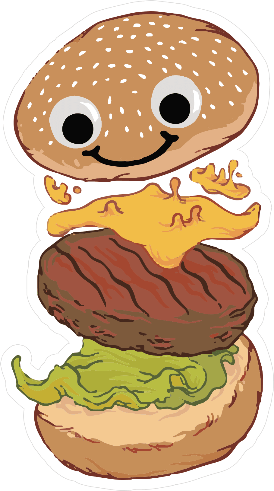 Game Grumps - Burgie Bounce Sticker