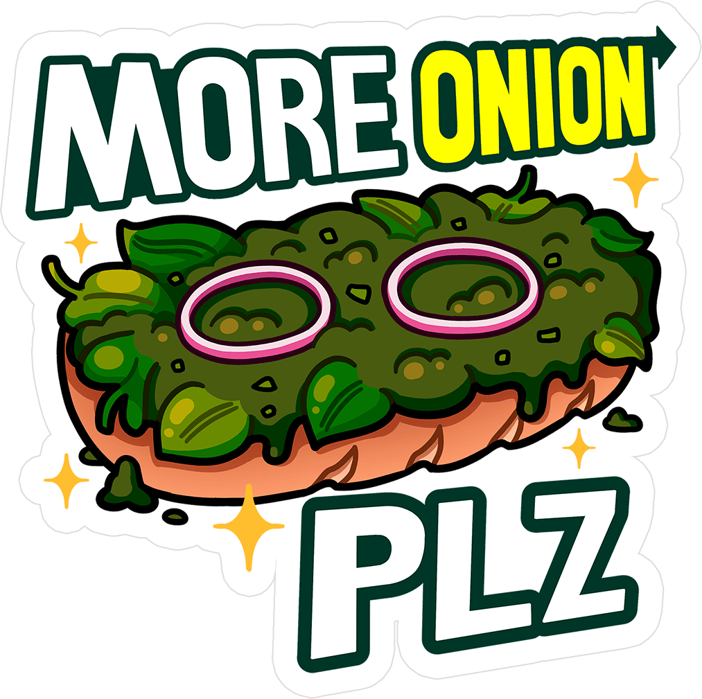 Game Grumps - MORE ONION PLZ Sticker