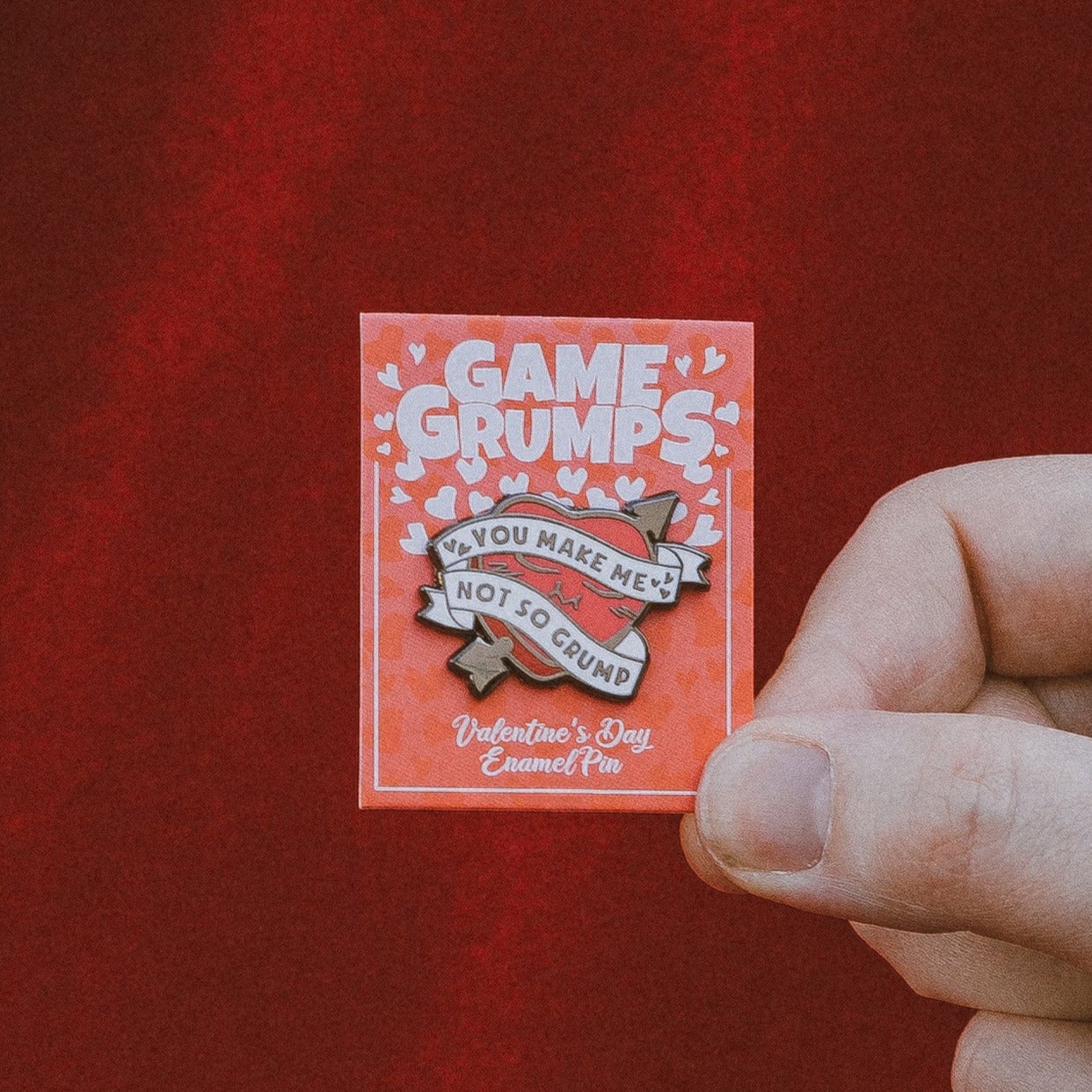 Game Grumps - "You Make Me Not So Grump" Enamel Pin